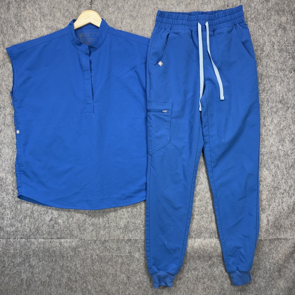 Figs Zamora High Rise Scrib Jogger XXS/T Rafaela‎ XS Oversize Blue Set Nurse